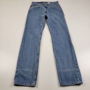 Vintage 90s Levis 505 Jeans Men 31x32 Blue Straight Leg Distressed Grunge